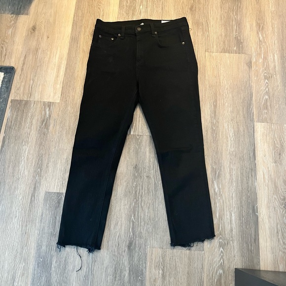 Rag and Bone BLK 10” Capri size 28 - Picture 1 of 4